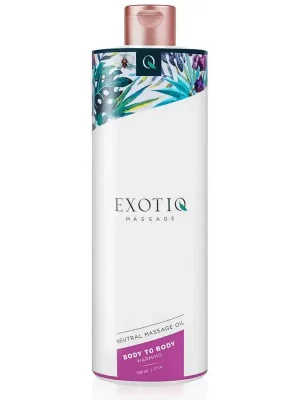 Óleo de Massagem Efeito Calor Exotiq Body To Body Warming 500 ml.