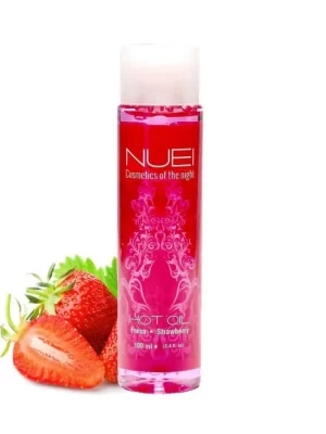 Óleo de Massagem Hot Oil Morango 100 ml.