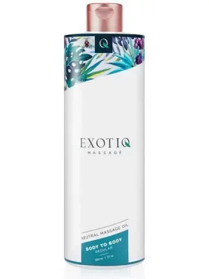 Óleo de Massagem Neutro Exotiq Body To Body 500 ml.