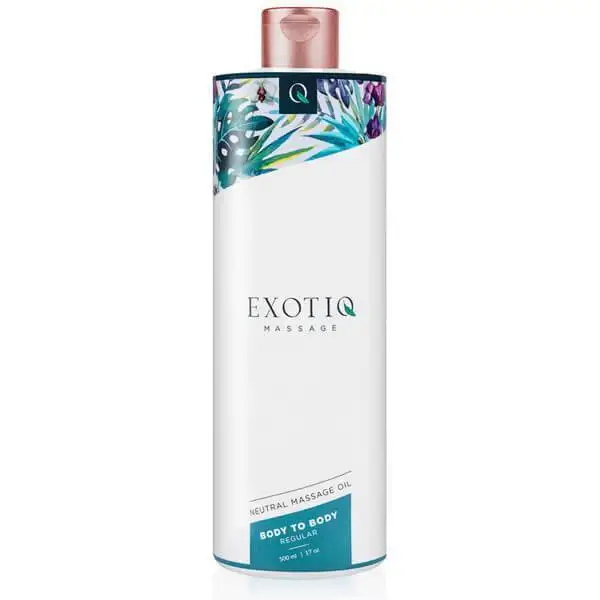 Óleo de Massagem Neutro Exotiq Body To Body 500 ml.