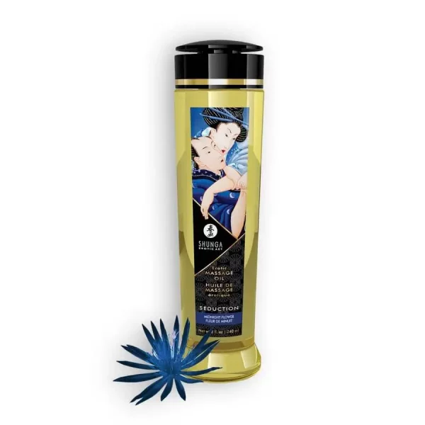 Óleo de Massagem Shunga Seduction Midnight Flower 240ml.