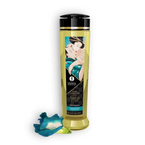 Óleo de Massagem Shunga Sensual Island Blossoms 240ml.