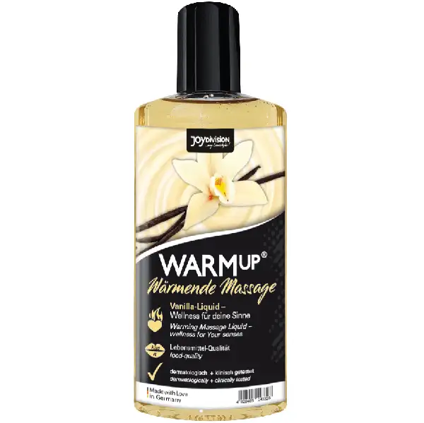 Óleo de Massagem Warm Up Baunilha 150 ml.