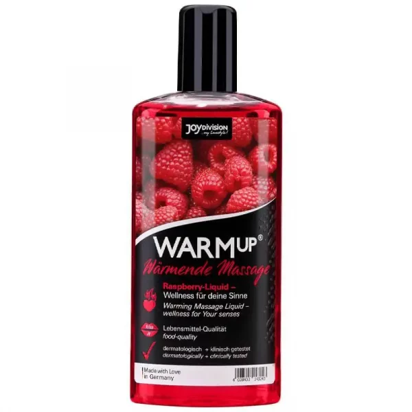 Óleo de Massagem Warm Up Framboesa 150 ml