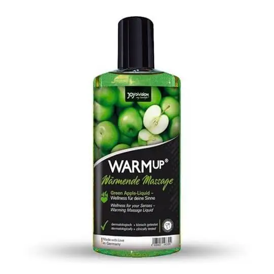 Óleo de Massagem Warm Up Maçã Verde 150 ml.