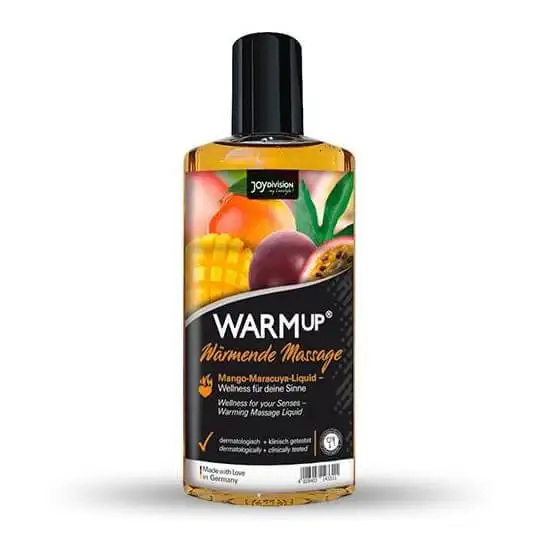 Óleo de Massagem Warm Up Manga Maracujá 150 ml.