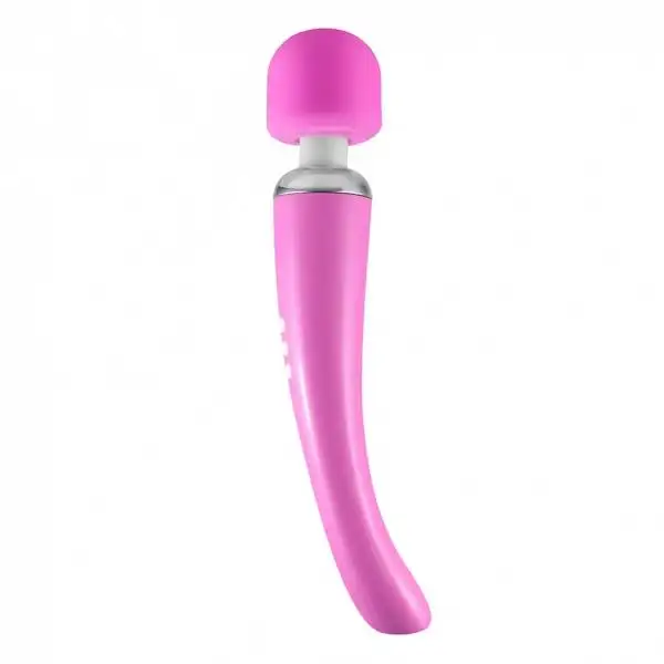 Love Magic Elegance Wand Vibrador de Massagem Recarregável Rosa