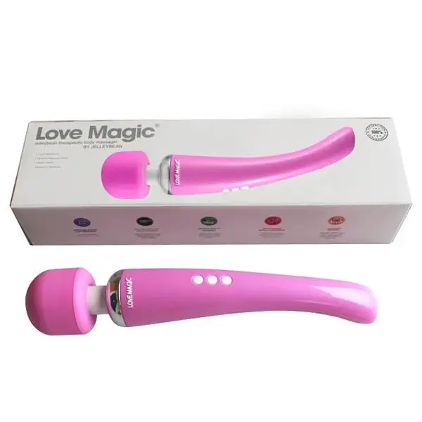 Love Magic Elegance Wand Vibrador de Massagem Recarregável Rosa