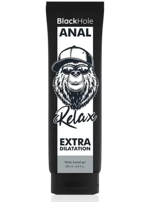 Lubrifcante Anal Relaxante Black Hole Extra Dilatation 250 ml