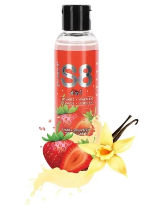 Lubrificante 4in1 Baunilha e Morango