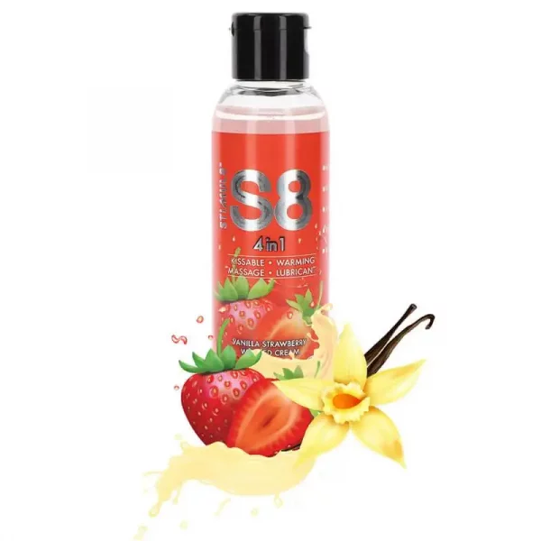 Lubrificante 4in1 Baunilha e Morango