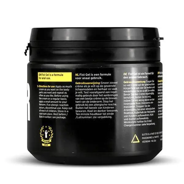 Lubrificante Buttr Fist Gel 500 ml.
