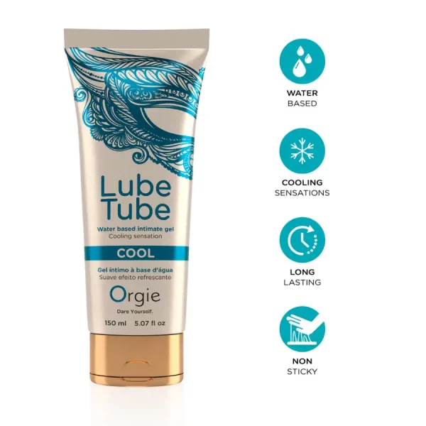 Lubrificante com Efeito Refrescante Orgie Lube Tube Cool 150 ml.