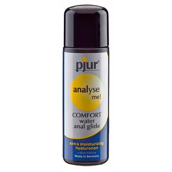 Lubrificante Conforto Anal Pjur Analyse Me à Base de Água 30 ml.