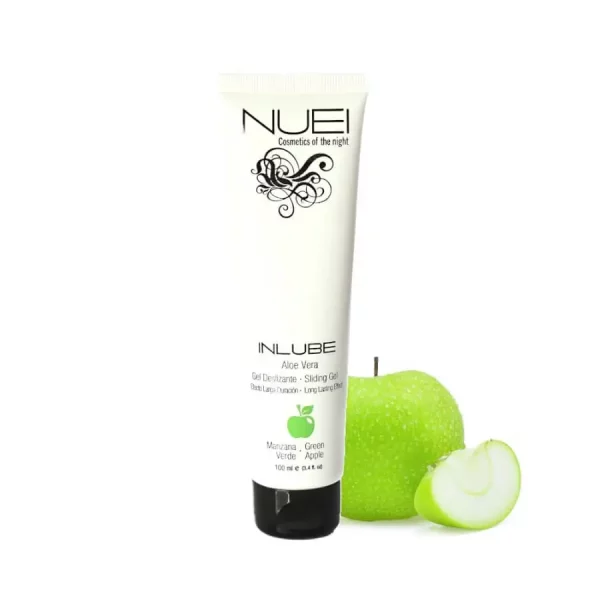 Lubrificante Inlube Maçã Verde com Aloe Vera 100 ml.