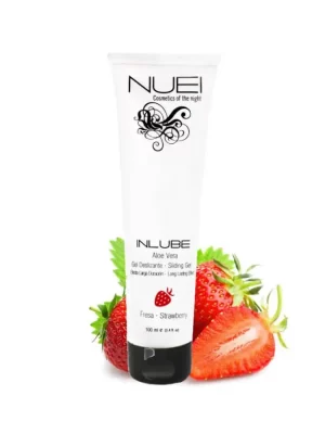 Lubrificante Inlube Morango com Aloe Vera 100 ml.