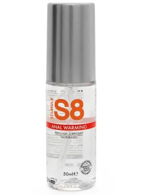 Lubrificante S8 Anal Efeito Calor 50 ml.