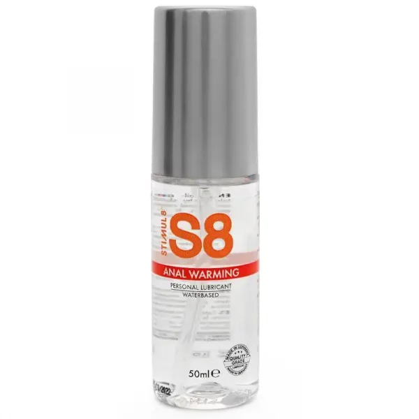 Lubrificante S8 Anal Efeito Calor 50 ml.