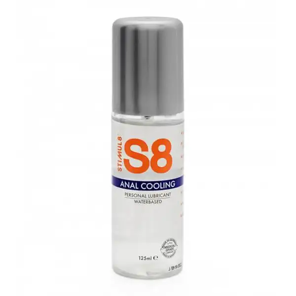 Lubrificante S8 Anal Efeito Frio 125 ml.