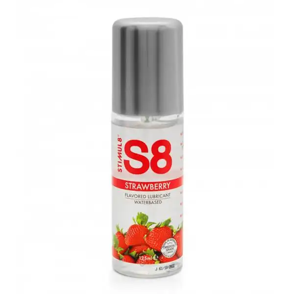 Lubrificante S8 Aroma Morango 125 ml.