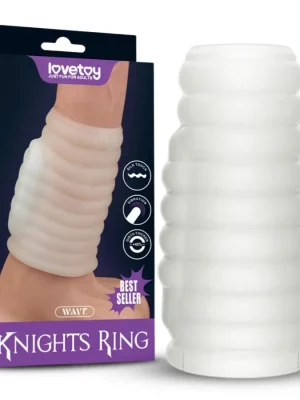 Manga Peniana Vibratória Knights Ring Wave