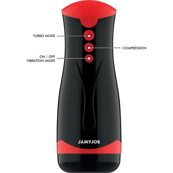 Masturbador com Compressão & Vibração Jango