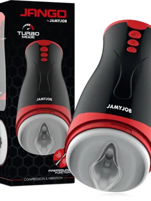 Masturbador com Compressão & Vibração Jango