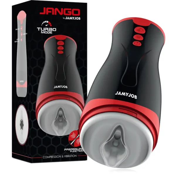 Masturbador com Compressão & Vibração Jango