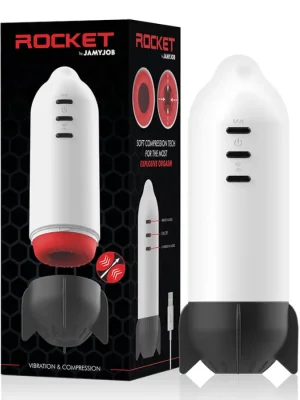 Masturbador com Compressão & Vibração Rocket