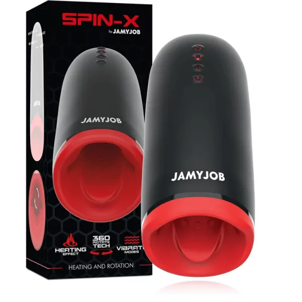 Masturbador com Efeito Calor e Rotação Spin-X