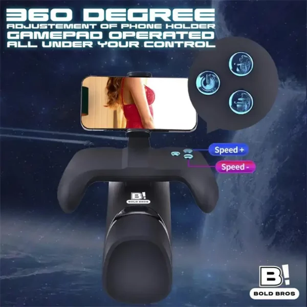 Masturbador Conty Game Controller com Movimento Vibração e Calor