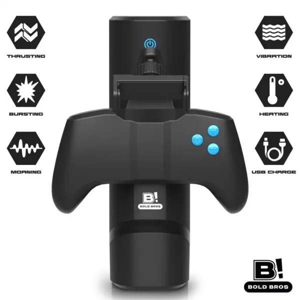 Masturbador Conty Game Controller com Movimento Vibração e Calor