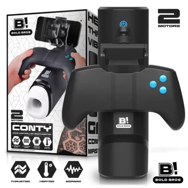 Masturbador Conty Game Controller com Movimento Vibração e Calor