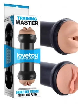 Masturbador Duplo Training Master Lovetoy - Vagina & Boca