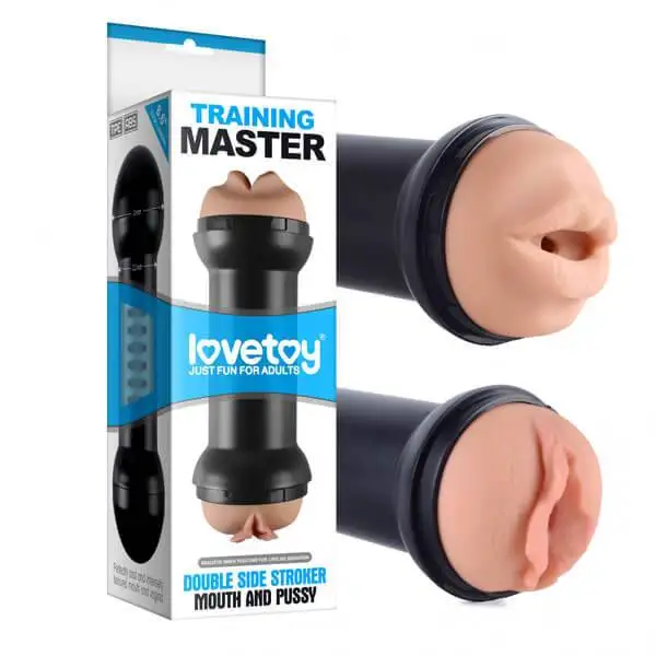 Masturbador Duplo Training Master Lovetoy - Vagina & Boca