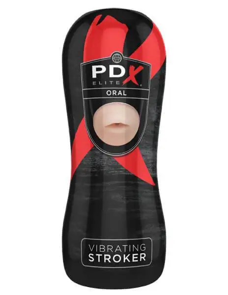 Masturbador PDX Elite Vibrating Oral Stroker