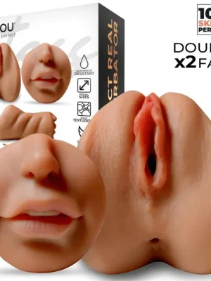 Masturbador Realístico Jess Vagina, Boca e Ânus
