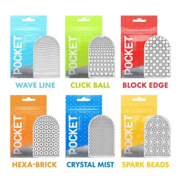 Masturbador Tenga Pocket Stroker Block Edge