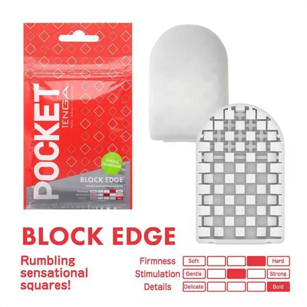 Masturbador Tenga Pocket Stroker Block Edge