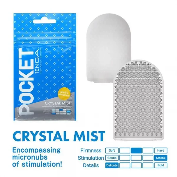 Masturbador Tenga Pocket Stroker Crystal Mist