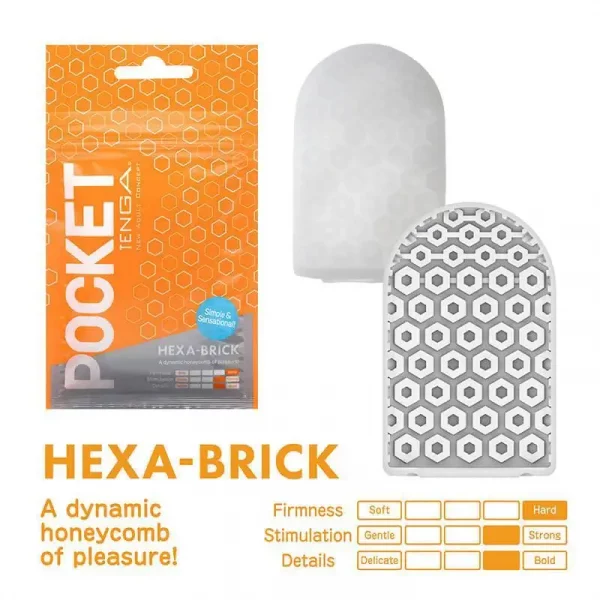 Masturbador Tenga Pocket Stroker Hexa A-Brick