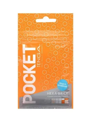 Masturbador Tenga Pocket Stroker Hexa A-Brick