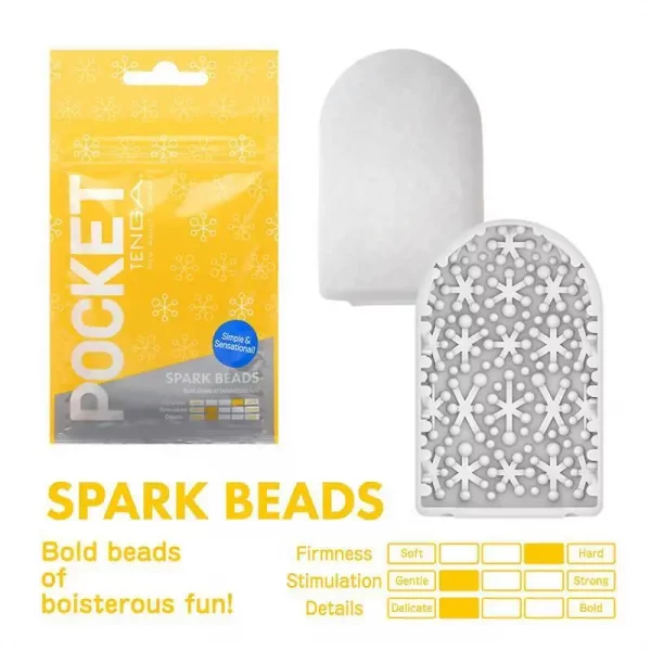 Masturbador Tenga Pocket Stroker Spark Beads
