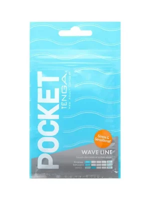 Masturbador Tenga Pocket Stroker Wave Line