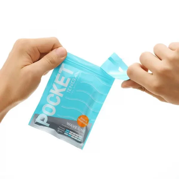 Masturbador Tenga Pocket Stroker Wave Line