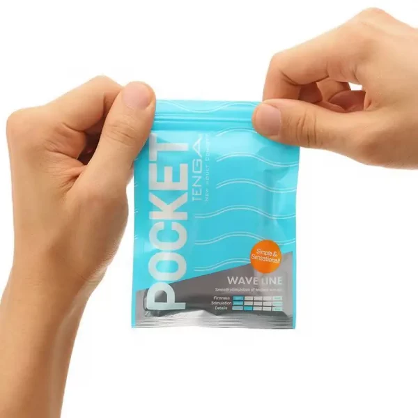 Masturbador Tenga Pocket Stroker Wave Line