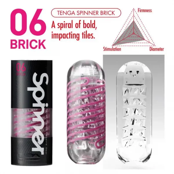 Masturbador Tenga Spinner Brick