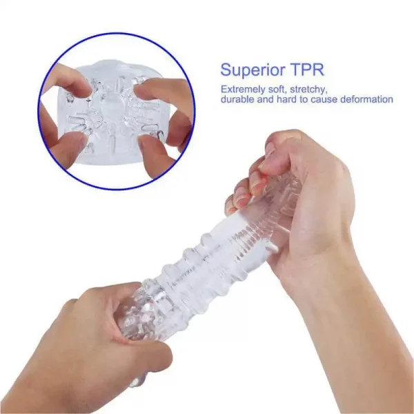 Masturbador Transparente Hann X1