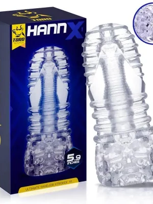 Masturbador Transparente Hann X1