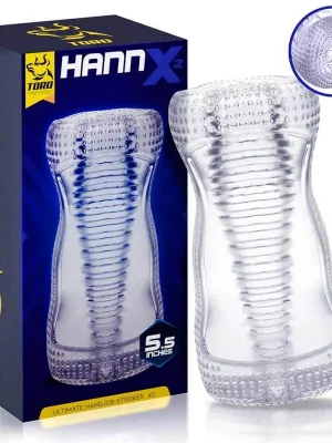 Masturbador Transparente Hann X2